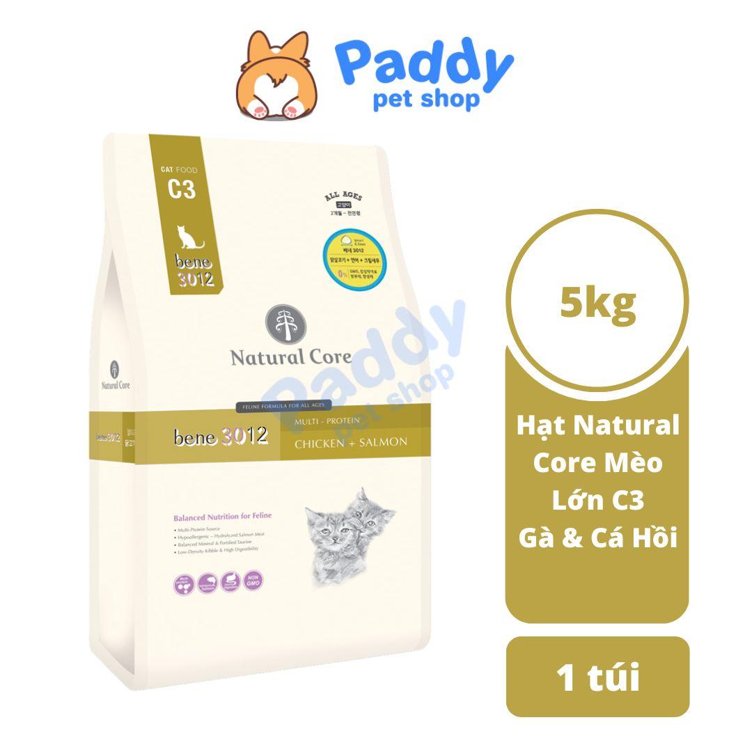 Thức Ăn Hạt Cho Mèo Trưởng Thành Hữu Cơ Natural Core C3 - Paddy Pet Shop