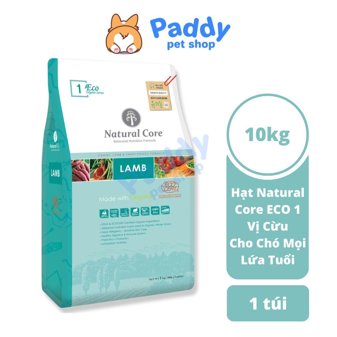 Thức Ăn Hạt Cho Chó Hữu Cơ Natural Core ECO Organic Cừu & Vịt - Paddy Pet Shop