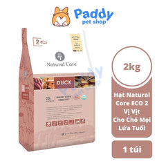 Thức Ăn Hạt Cho Chó Hữu Cơ Natural Core ECO Organic Cừu & Vịt - Paddy Pet Shop