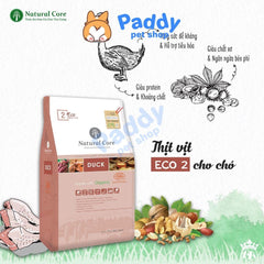 Thức Ăn Hạt Cho Chó Hữu Cơ Natural Core ECO Organic Cừu & Vịt - Paddy Pet Shop