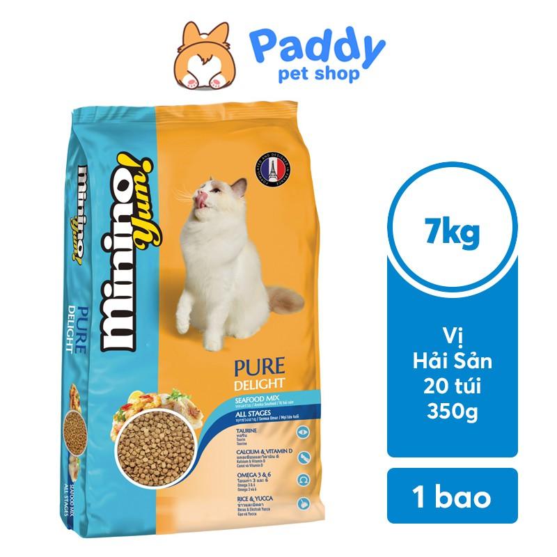 Hạt Cho Mèo Mọi Lứa Tuổi Minino YUM Vị Hải Sản