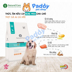 Thức Ăn Hạt Cho Chó Mọi Lứa Tuổi Hữu Cơ Natural Core M50 Gà & Cá Hồi - Paddy Pet Shop