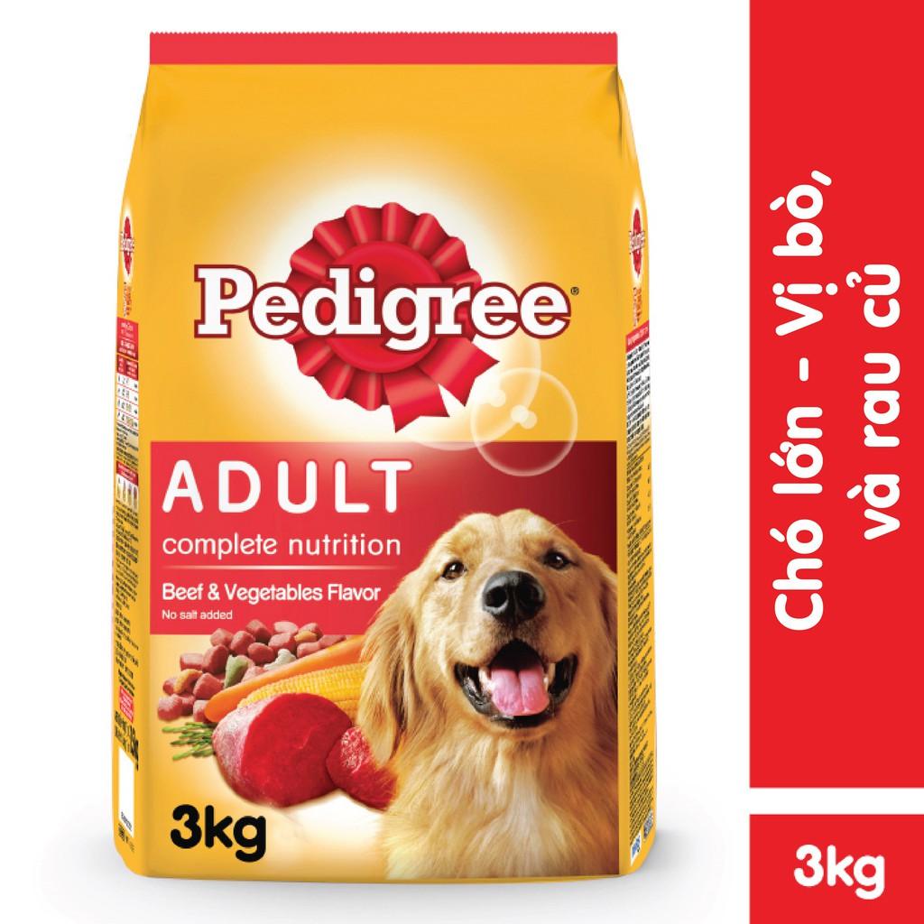 Thức Ăn Cho Chó Trưởng Thành Pedigree Vị Bò Rau Củ - Paddy Pet Shop