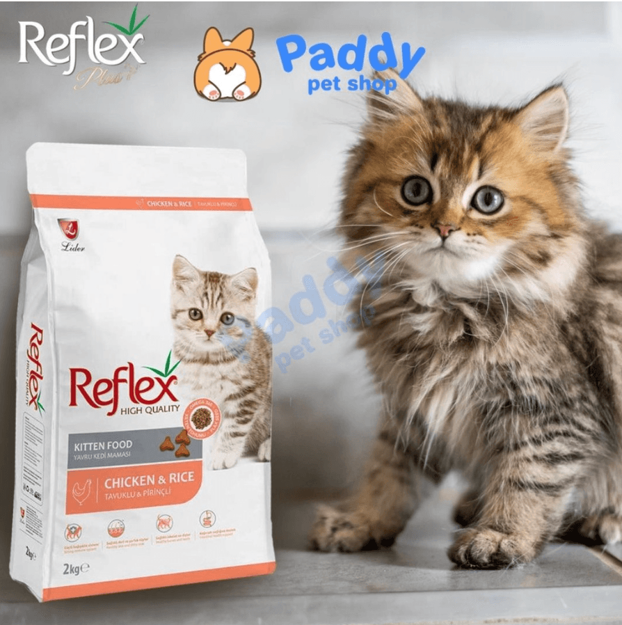 Thức Ăn Cho Mèo Con Reflex Kitten Vị Gà & Gạo 2kg - Paddy Pet Shop