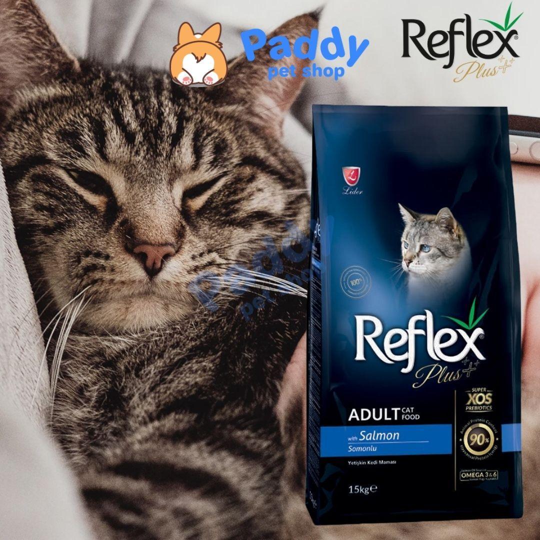 Thức Ăn Mèo Reflex Plus Salmon Cá Hồi (Nhập khẩu Thổ Nhĩ Kỳ) - Paddy Pet Shop