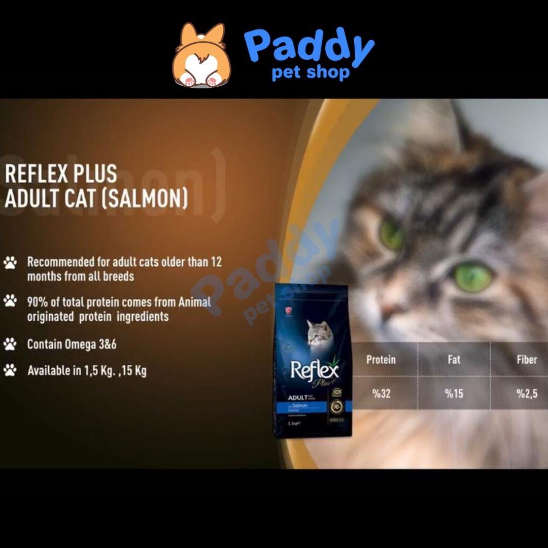 Thức Ăn Mèo Reflex Plus Salmon Cá Hồi (Nhập khẩu Thổ Nhĩ Kỳ) - Paddy Pet Shop