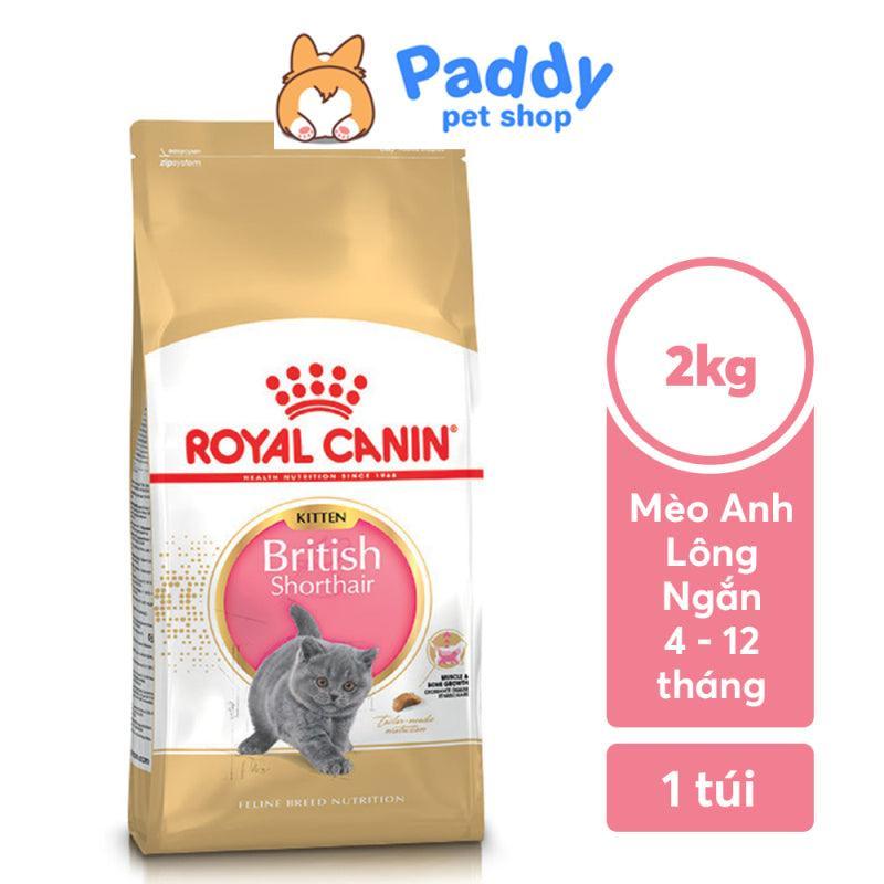 Thức Ăn Hạt Cho Mèo Con Anh Lông Ngắn Royal Canin British Shorthair Kitten - Paddy Pet Shop