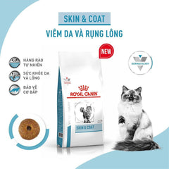 Thức Ăn Hạt Trị Bệnh Cho Mèo Hỗ Trợ Viêm Da, Rụng Lông Royal Canin Skin & Coat - Paddy Pet Shop
