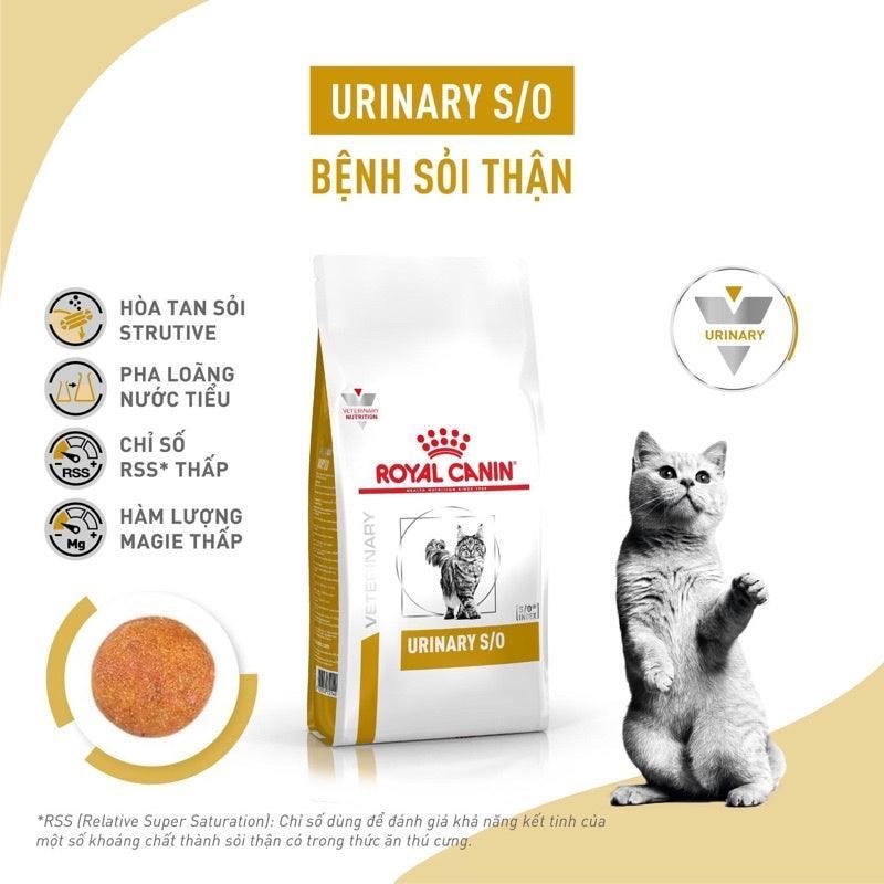 Thức Ăn Hạt Cho Mèo Sỏi Thận Royal Canin Urinary S/O - Paddy Pet Shop