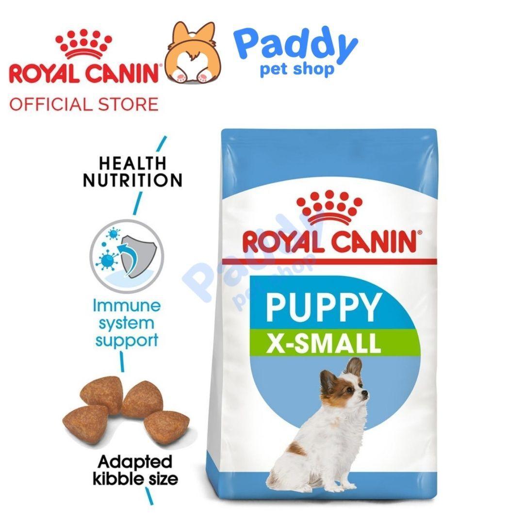 Hạt Cho Chó Con Giống Siêu Nhỏ Royal Canin X-Small Puppy - Paddy Pet Shop