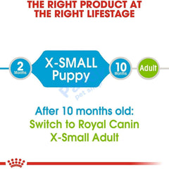 Hạt Cho Chó Con Giống Siêu Nhỏ Royal Canin X-Small Puppy - Paddy Pet Shop