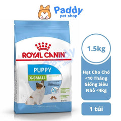 Hạt Cho Chó Con Giống Siêu Nhỏ Royal Canin X-Small Puppy - Paddy Pet Shop