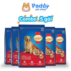 Hạt Cho Chó Trưởng Thành Smartheart Adult Vị Bò Nướng - Paddy Pet Shop