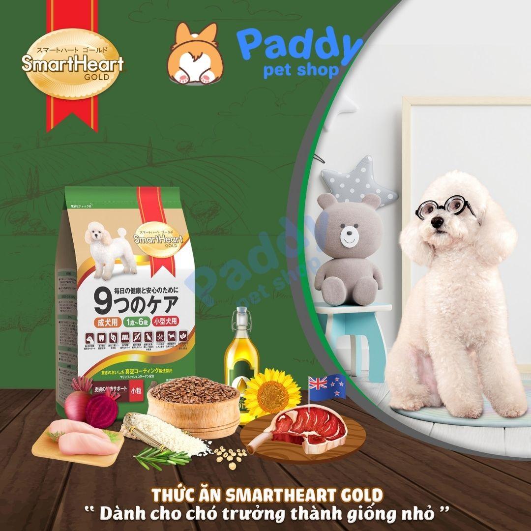 Hạt Cho Chó Trưởng Thành SmartHeart Gold Cao Cấp Vị Cừu & Gạo - Paddy Pet Shop