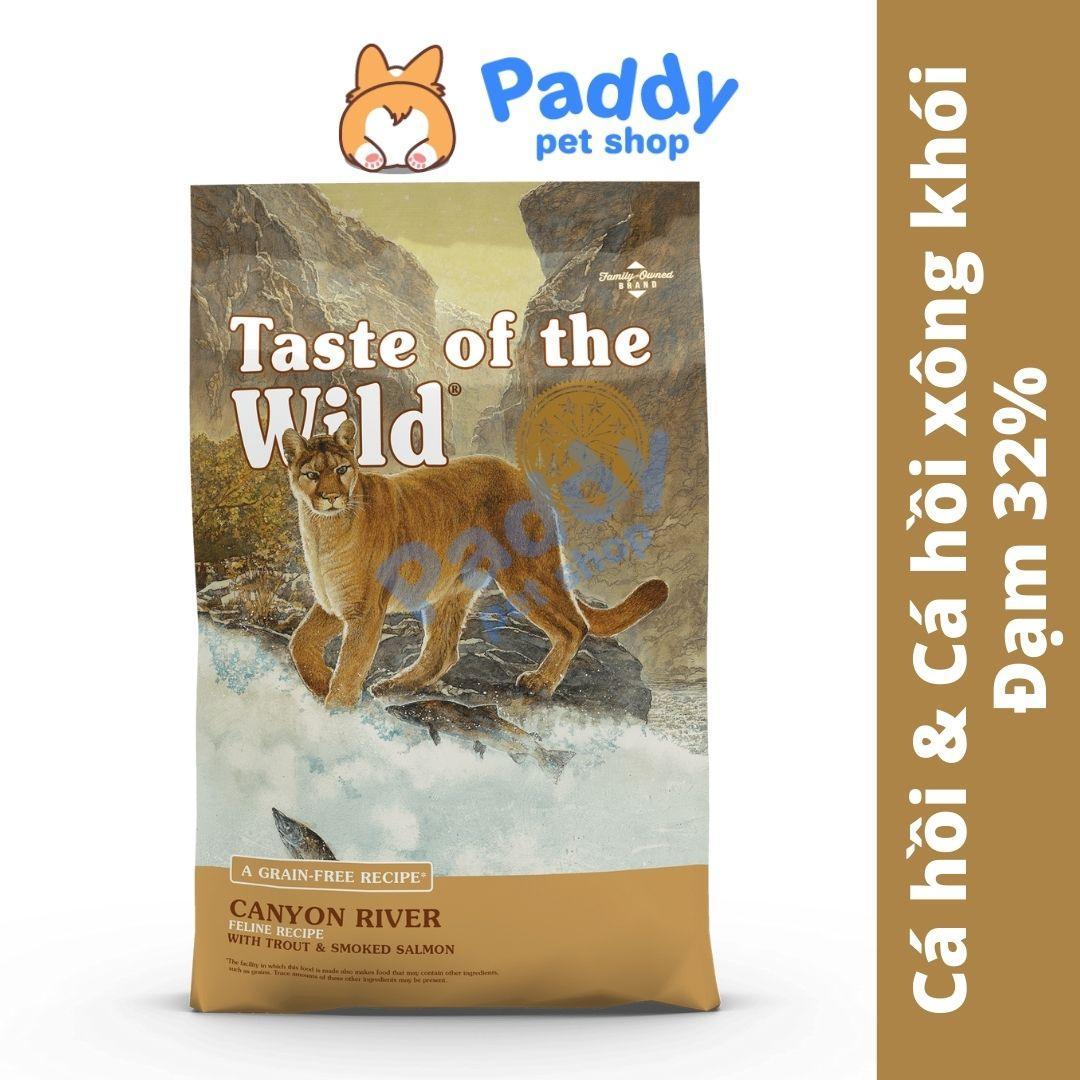 Hạt Tươi Taste Of The Wild Cho Mèo Canyon Vị Cá Hồi - Paddy Pet Shop