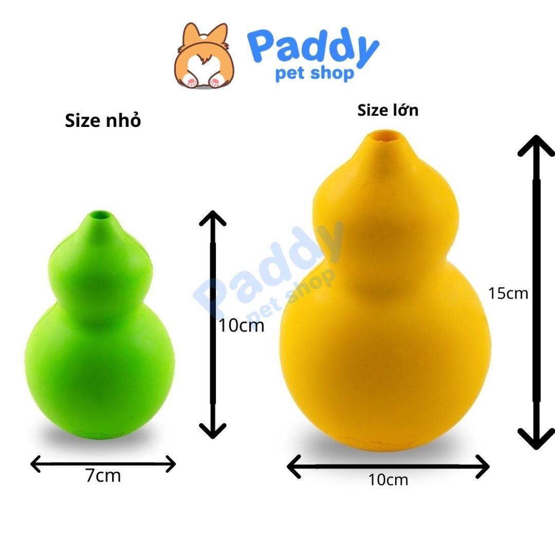 Đồ Chơi Cho Chó Hồ Lô Cao Su Tpet Có Ống Chứa Snack - Paddy Pet Shop