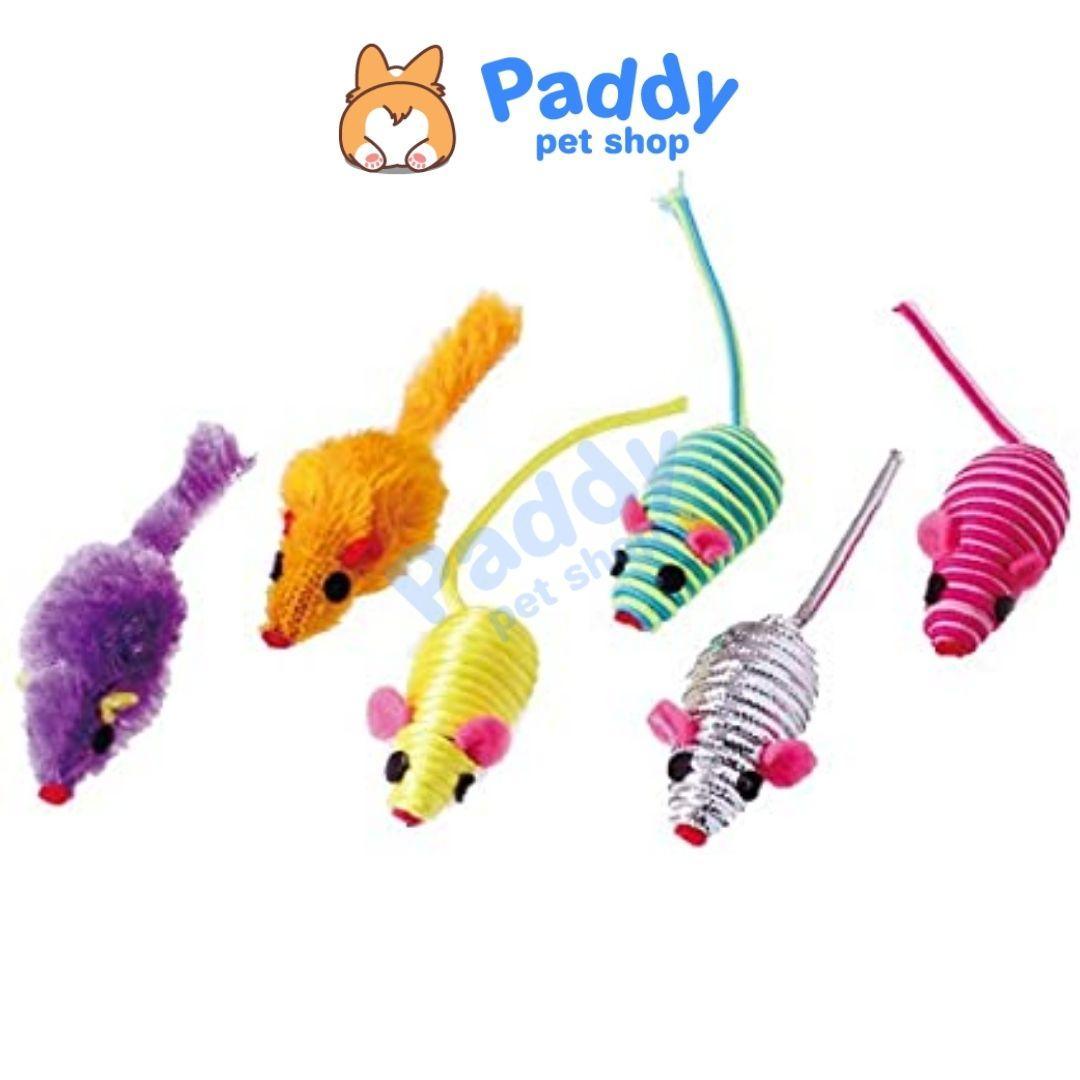 Hộp 6 Chuột Mini CattyMan Đồ Chơi Cho Mèo - Paddy Pet Shop