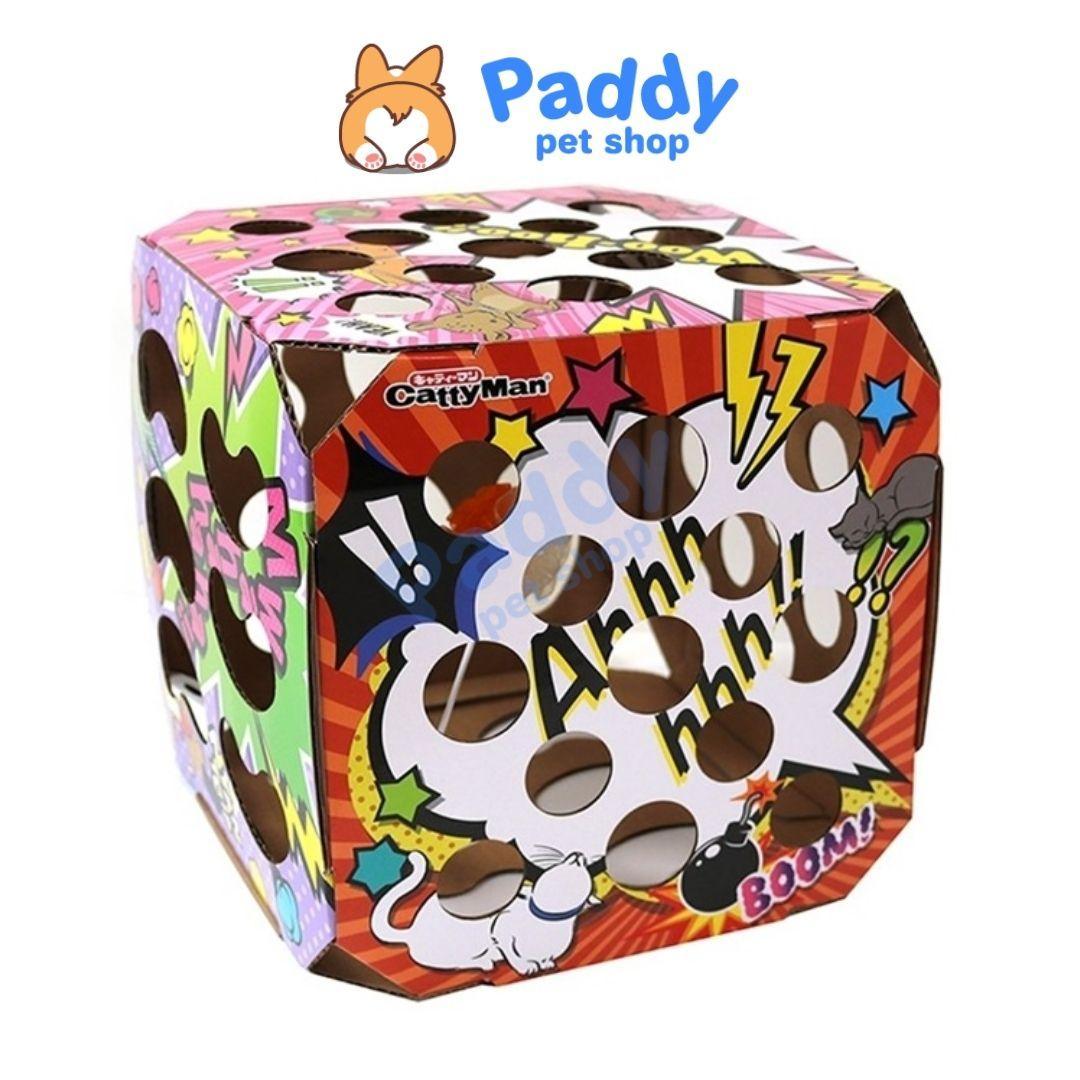 Đồ Chơi Mèo Hộp Xí Ngầu Giấy CattyMan 25x25cm - Paddy Pet Shop