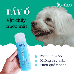 Kem Tẩy Ố Vùng Mắt Chó Mèo Tropiclean Tear Stain Remover 236ml (Mỹ) - Paddy Pet Shop