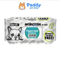 Khăn Giấy Ướt Kháng Khuẩn, Tắm Khô Cho Chó Absorb Plus (80 Miếng) - Paddy Pet Shop