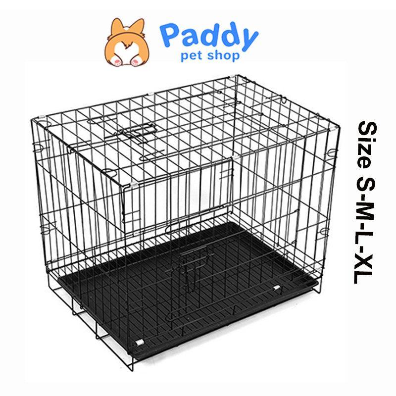 Lồng Sơn Tĩnh Điện Vân Đá Chống Rỉ Sét Cho Chó Mèo (S,M,L) - Paddy Pet Shop