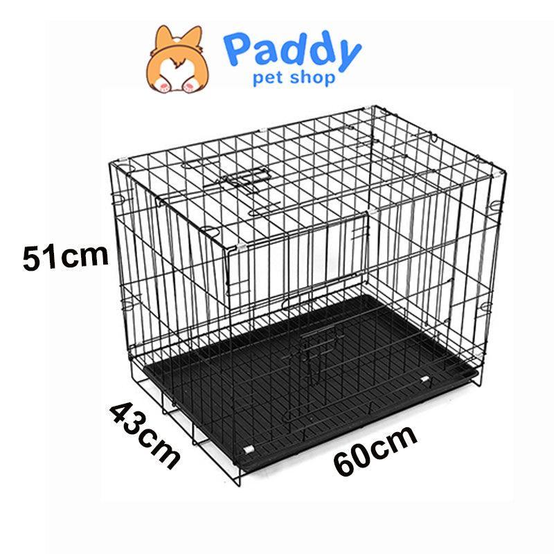 Lồng Sơn Tĩnh Điện Vân Đá Chống Rỉ Sét Cho Chó Mèo (S,M,L) - Paddy Pet Shop