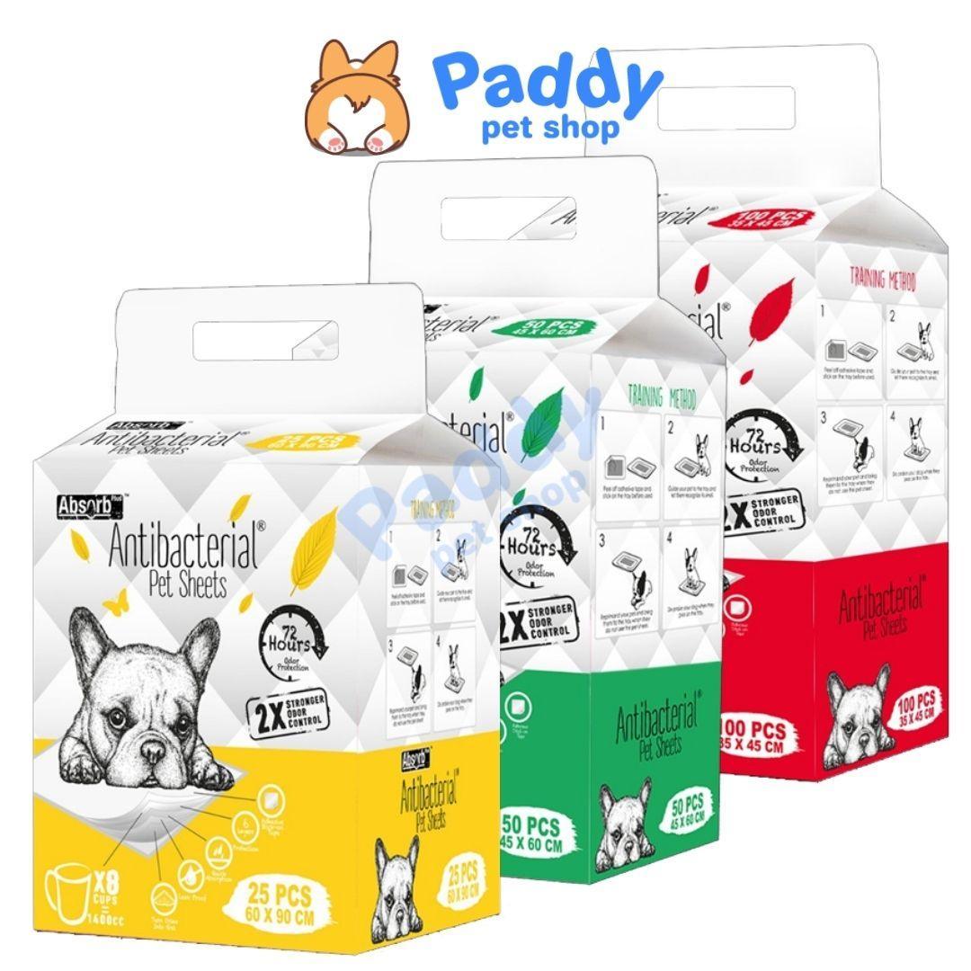 Lót Chuồng Absorb Plus Diệt Khuẩn & Thấm Hút Gấp 2 Lần Cho Chó Mèo - Paddy Pet Shop