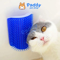 Lược Cố Định Cho Mèo Tự Chải Lông Chứa Cỏ Mèo - Paddy Pet Shop