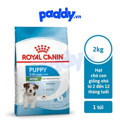 Thức Ăn Hạt Cho Chó Con Giống Nhỏ Royal Canin Mini Puppy - Paddy Pet Shop