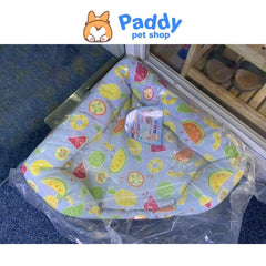 Nệm Cho Chó Mèo Mỏng Tam Giác DoggyMan Vải Lạnh Hạ Nhiệt - Paddy Pet Shop