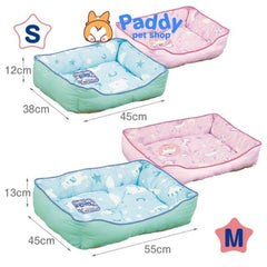 Nệm Vuông Cho Chó Mèo DoggyMan Vải Lạnh Hạ Nhiệt - Paddy Pet Shop