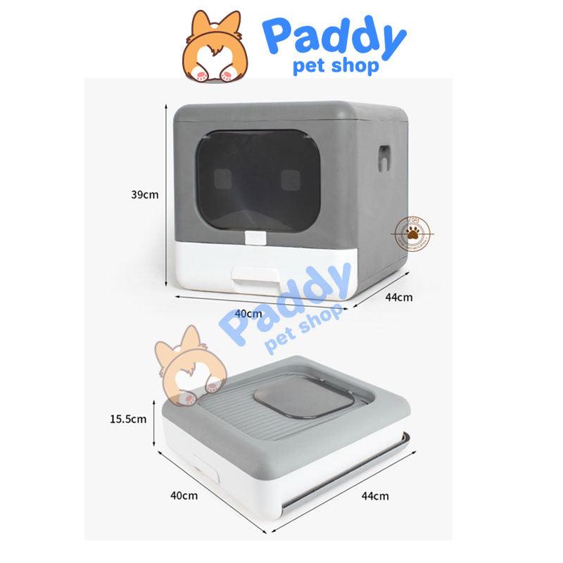 Nhà Vệ Sinh Cho Mèo Gấp Gọn Cao Cấp - Paddy Pet Shop