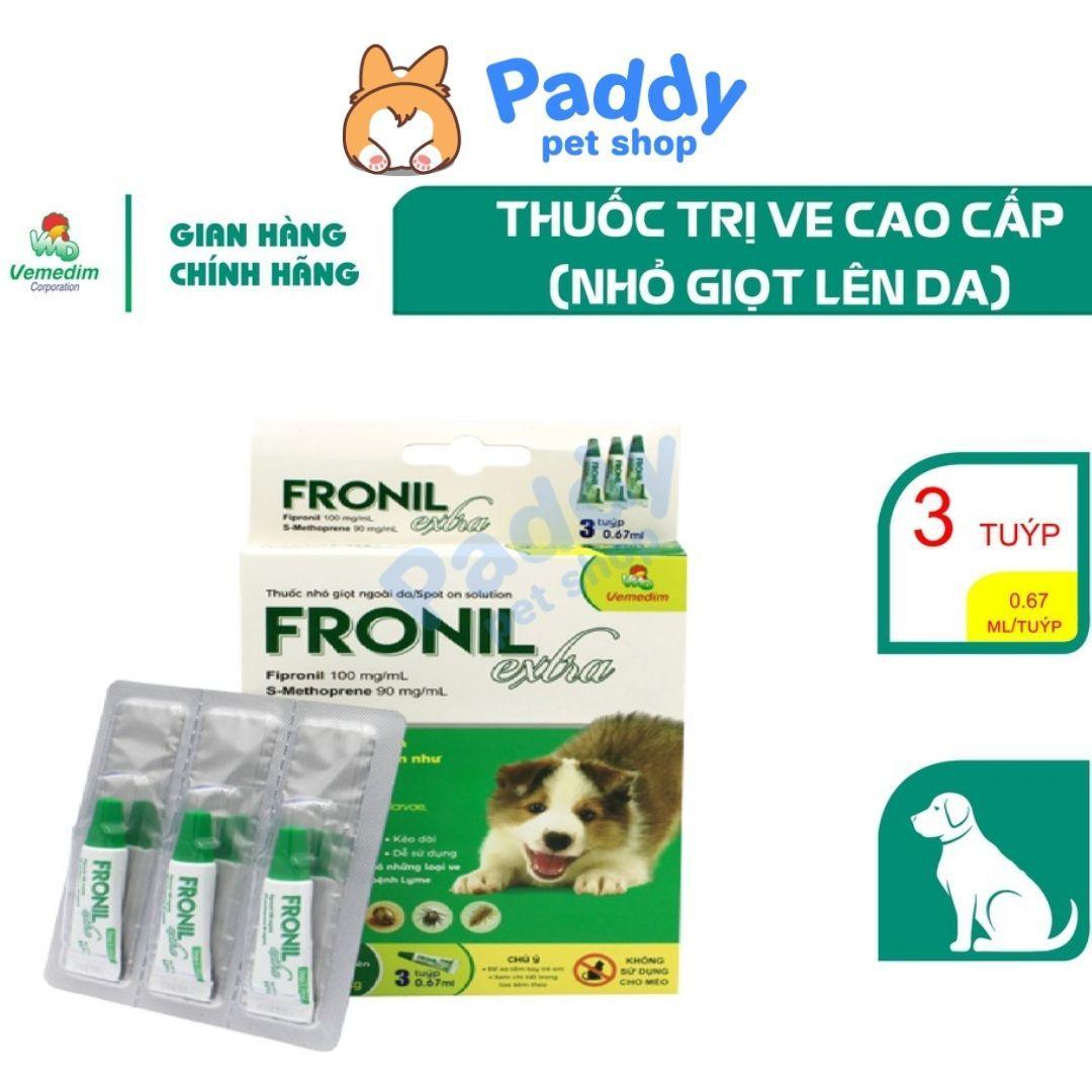 Nhỏ Gáy Đặc Trị Ve Rận Đậm Đặc Cho Chó Fronil Spot Extra - Paddy Pet Shop