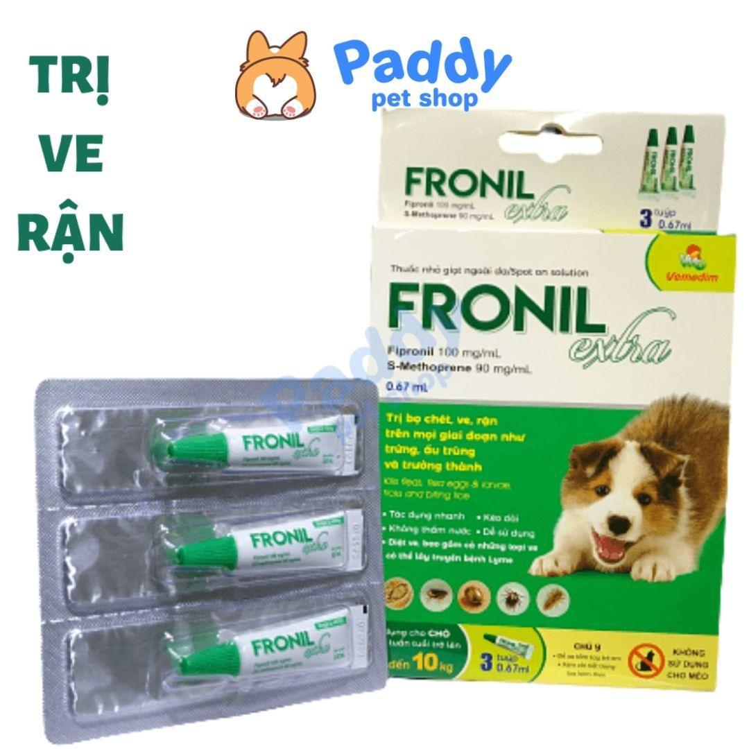 Nhỏ Gáy Đặc Trị Ve Rận Đậm Đặc Cho Chó Fronil Spot Extra - Paddy Pet Shop