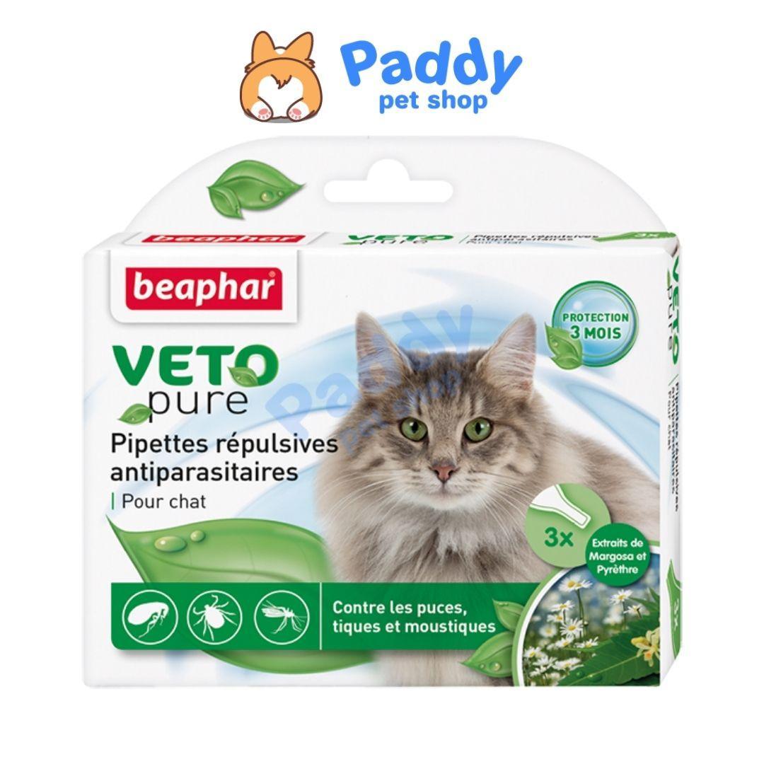 Nhỏ Gáy Ngừa Ve Rận Mèo Beaphar Veto Spot On (Hộp 3 tuýp) - Paddy Pet Shop