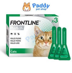 Nhỏ Gáy Trị Ve Rận, Bọ Chét Frontline Plus Cho Mèo Trên 2 Tháng - Paddy Pet Shop