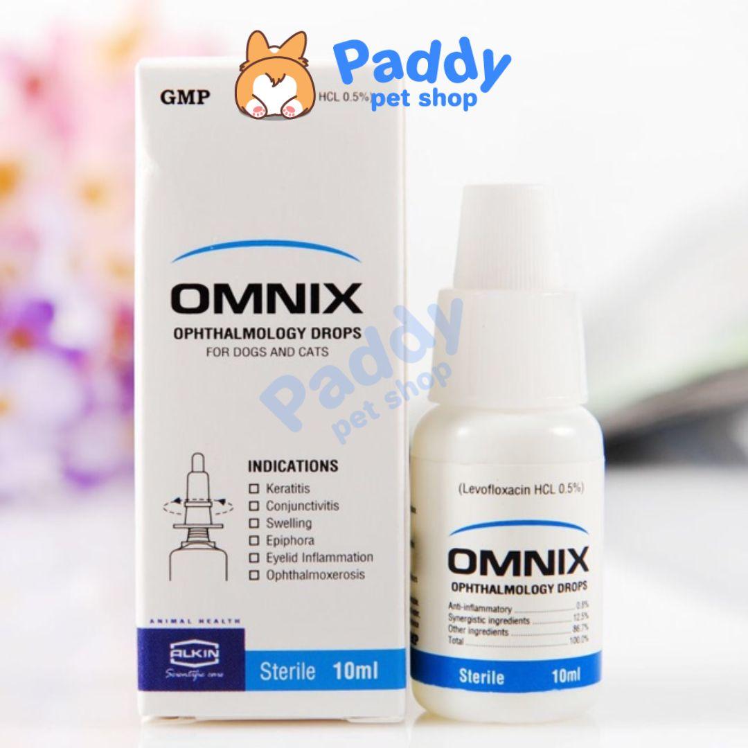 Nhỏ Mắt và Phòng Đau Mắt Alkin Omnix Cho Chó Mèo - Paddy Pet Shop