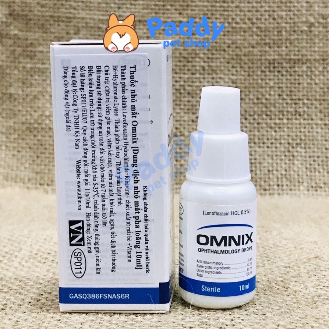 Nhỏ Mắt và Phòng Đau Mắt Alkin Omnix Cho Chó Mèo - Paddy Pet Shop