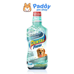 Nước Uống Dental Fresh Thơm Miệng Giảm Mảng Bám Cho Chó 237ml - Paddy Pet Shop