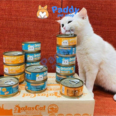 Pate AATAS Cho Mèo Mọi Lứa Tuổi (Lon nhỏ 80g) - Paddy Pet Shop