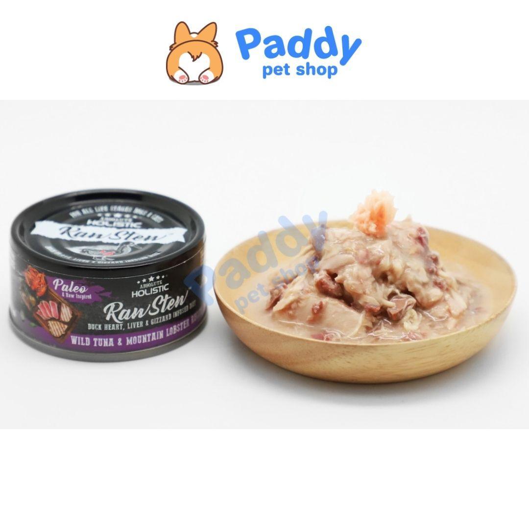 Pate Absolute Holistic RawStew Cho Chó Mèo (Lon 80g) - Paddy Pet Shop