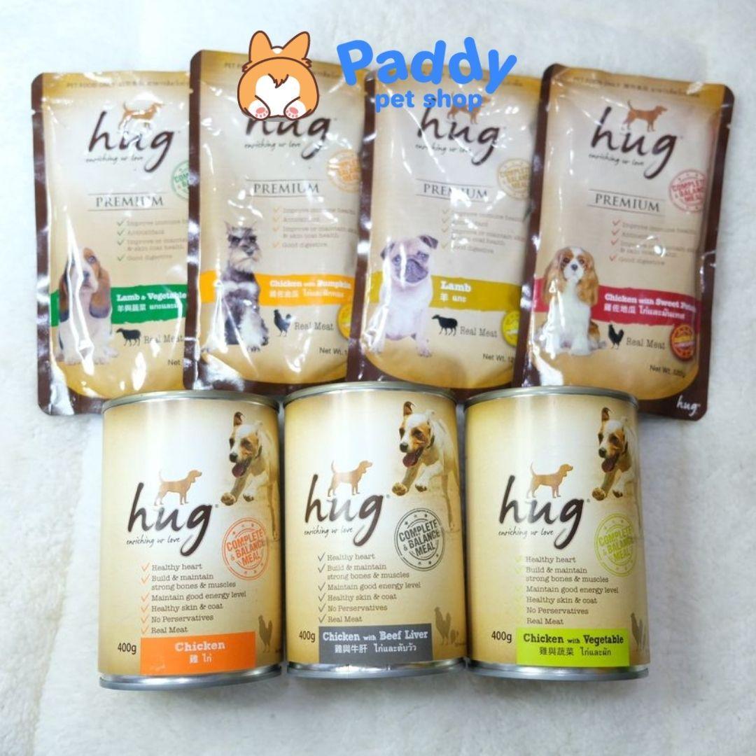 Pate Cho Chó Hug Bổ Sung Chất Xơ 120g - Paddy Pet Shop