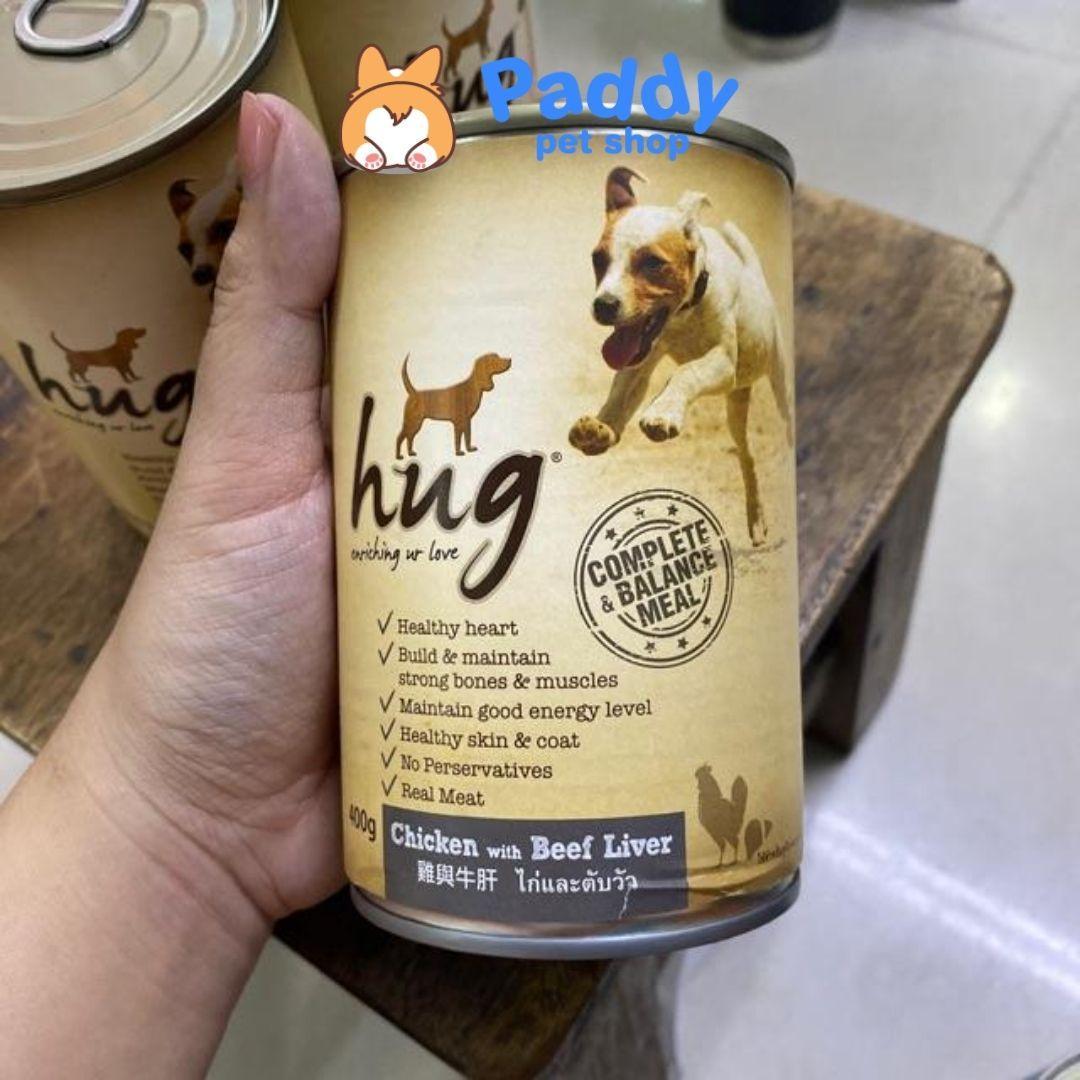 Pate Cho Chó Mọi Lứa Tuổi Hug Nhiều Vị (Lon 400g) - Paddy Pet Shop