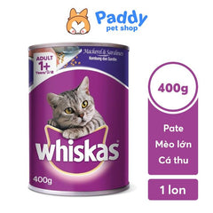 Pate lon Whiskas Cho Mèo Trưởng Thành 400g - Paddy Pet Shop