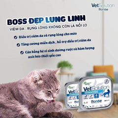 Pate Mèo Monge Cat Vet Solution Chăm Sóc Sức Khỏe 100g - Paddy Pet Shop