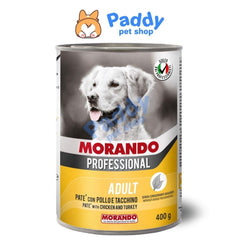 Pate Morando Cho Chó Trưởng Thành (Lon 400g) - Paddy Pet Shop