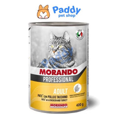 Pate Mèo Trưởng Thành Morando (Lon 400g) - Paddy Pet Shop