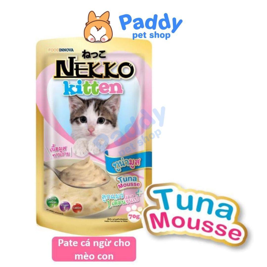 Pate Mèo Con Nekko Kitten Mousse 70g - Paddy Pet Shop