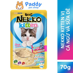 Pate Mèo Con Nekko Kitten Mousse 70g - Paddy Pet Shop