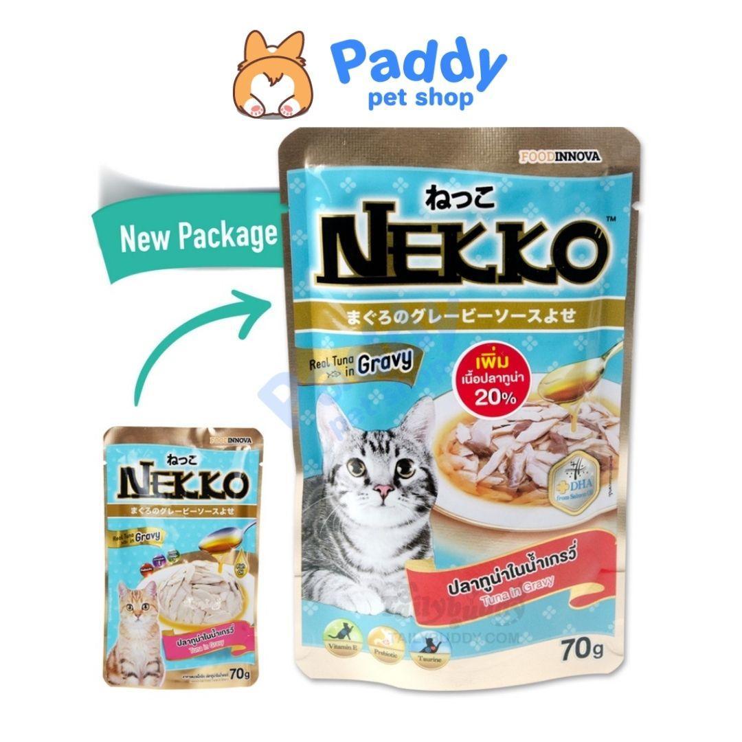 Pate Mèo Dạng Sốt Nekko Gravy 70g - Paddy Pet Shop
